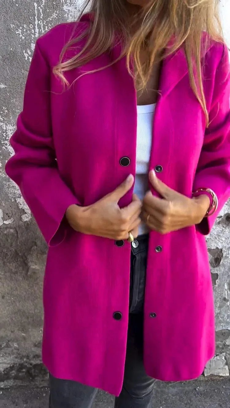 women solid button hooded pocket jacket casual loose red grey streetwear autumn winter jackets coat outerwear fall tops women solid button hooded pocket jacket casual loose red grey streetwear autumn winter jackets coat outerwear fall tops
