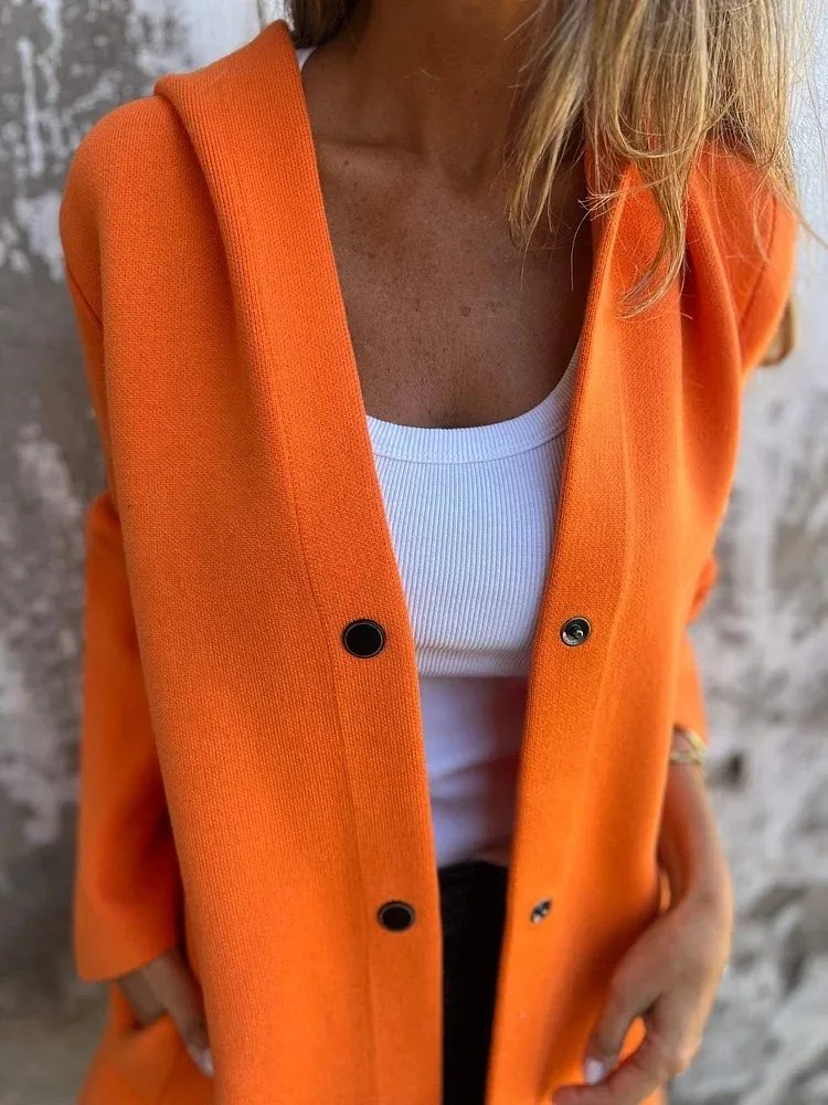 women solid button hooded pocket jacket casual loose red grey streetwear autumn winter jackets coat outerwear fall tops women solid button hooded pocket jacket casual loose red grey streetwear autumn winter jackets coat outerwear fall tops