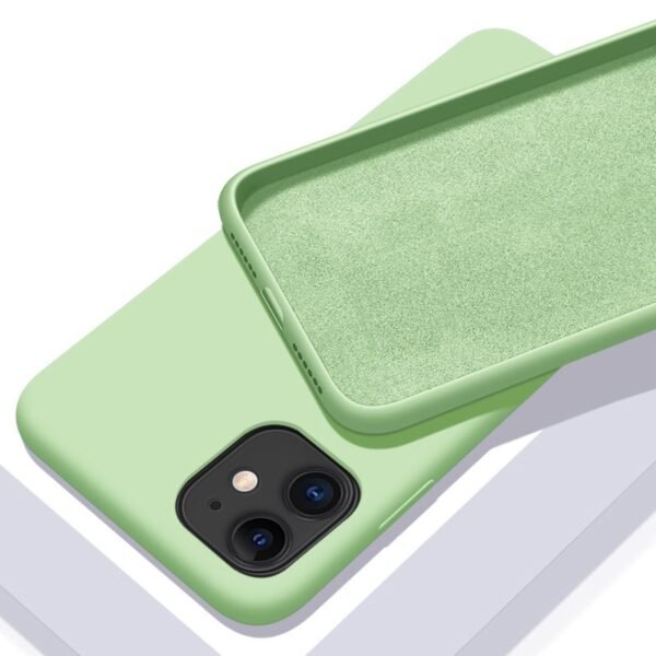 ⁦Solid Color Soft Silicone Case for iPhone⁩ - الصورة ⁦4⁩